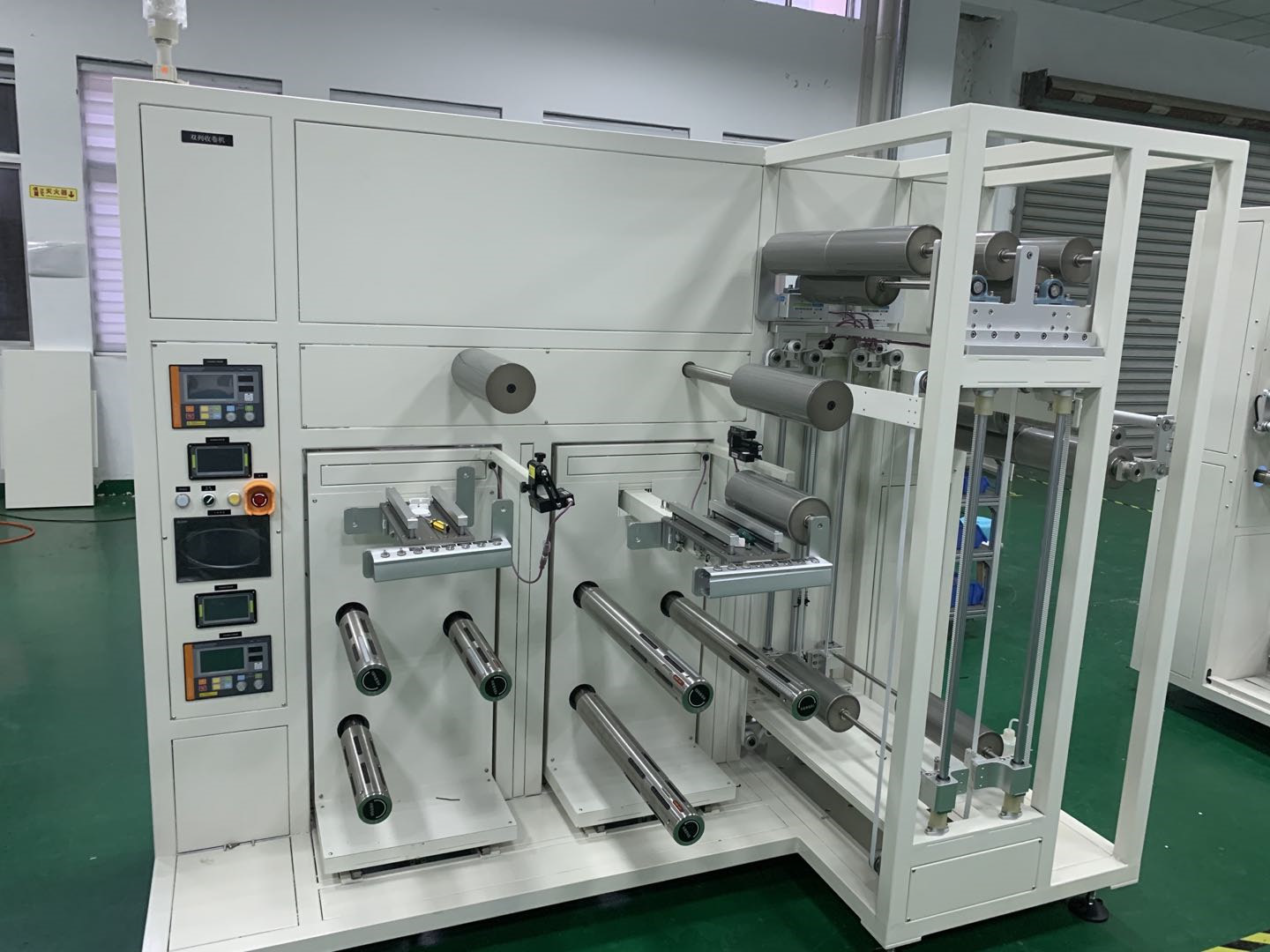 Reel-to-reel horizontal line winding and unwinding machine Flex-WET-250/500LUR